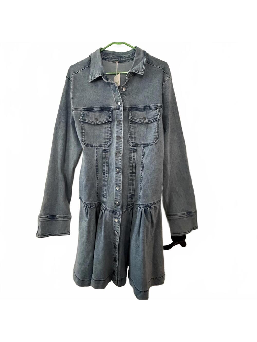 NWT Free People Roadhouse Mini Dress size XL - Picture 3 of 9